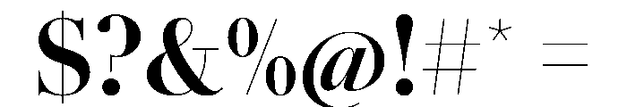 AmazoniaVAR CondensedBoldContrast Instance Font OTHER CHARS