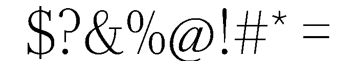 AmazoniaVAR CondensedExtraLight Instance Font OTHER CHARS