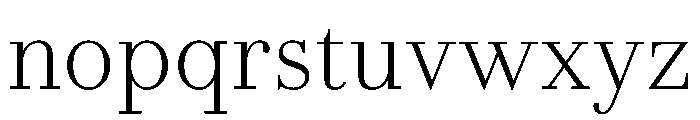 AmazoniaVAR CondensedExtraLight Instance Font LOWERCASE