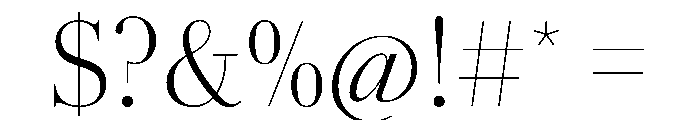 AmazoniaVAR CondensedExtraLightContrast Instance Font OTHER CHARS