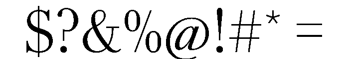 AmazoniaVAR CondensedLight Instance Font OTHER CHARS