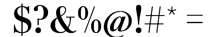 AmazoniaVAR CondensedSemiBold Instance Font OTHER CHARS