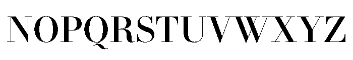 AmazoniaVAR CondensedSemiBoldContrast Instance Font UPPERCASE