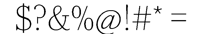 AmazoniaVAR CondensedThin Instance Font OTHER CHARS