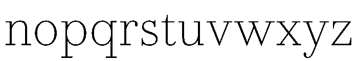 AmazoniaVAR CondensedThin Instance Font LOWERCASE