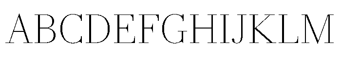 AmazoniaVAR CondensedThinContrast Instance Font UPPERCASE
