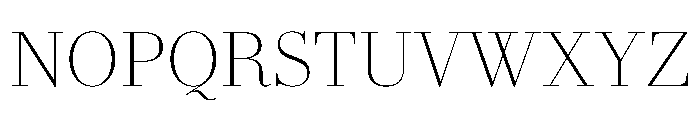 AmazoniaVAR CondensedThinContrast Instance Font UPPERCASE
