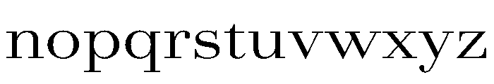AmazoniaVAR Expanded Instance Font LOWERCASE