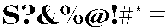 AmazoniaVAR ExpandedBlack Instance Font OTHER CHARS