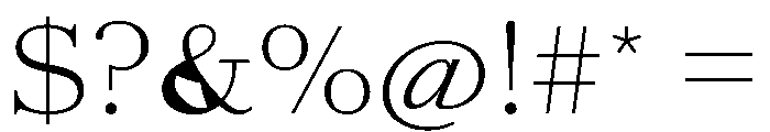 AmazoniaVAR ExpandedExtraLight Instance Font OTHER CHARS