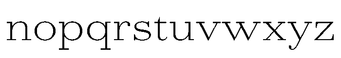 AmazoniaVAR ExpandedExtraLight Instance Font LOWERCASE