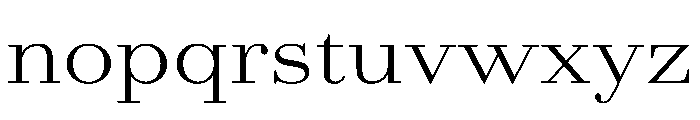 AmazoniaVAR ExpandedLight Instance Font LOWERCASE