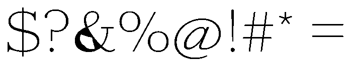 AmazoniaVAR ExpandedThin Instance Font OTHER CHARS