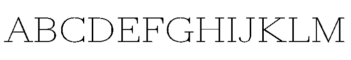 AmazoniaVAR ExpandedThin Instance Font UPPERCASE