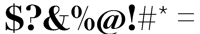 AmazoniaVAR ExtraBold Instance Font OTHER CHARS