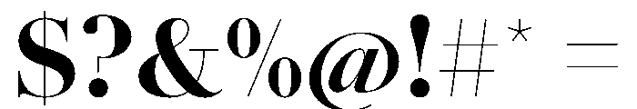 AmazoniaVAR ExtraBoldContrast Instance Font OTHER CHARS