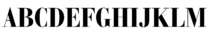 AmazoniaVAR ExtraCondensedBlackContrast Instance Font UPPERCASE