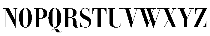AmazoniaVAR ExtraCondensedBoldContrast Instance Font UPPERCASE