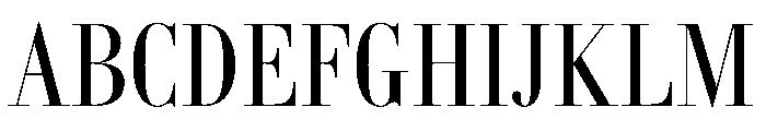 AmazoniaVAR ExtraCondensedContrast Instance Font UPPERCASE