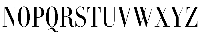 AmazoniaVAR ExtraCondensedContrast Instance Font UPPERCASE