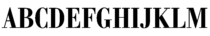 AmazoniaVAR ExtraCondensedExtraBold Instance Font UPPERCASE