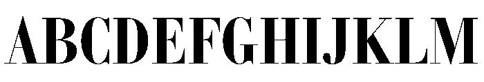 AmazoniaVAR ExtraCondensedExtraBoldContrast Instance Font UPPERCASE