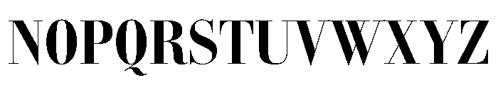 AmazoniaVAR ExtraCondensedExtraBoldContrast Instance Font UPPERCASE