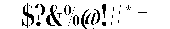 AmazoniaVAR ExtraCondensedSemiBoldContrast Instance Font OTHER CHARS