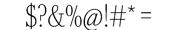AmazoniaVAR ExtraCondensedThin Instance Font OTHER CHARS