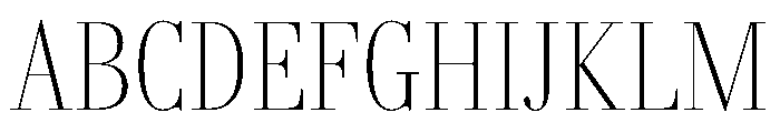 AmazoniaVAR ExtraCondensedThinContrast Instance Font UPPERCASE
