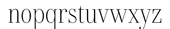AmazoniaVAR ExtraCondensedThinContrast Instance Font LOWERCASE