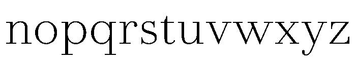 AmazoniaVAR ExtraLight Instance Font LOWERCASE
