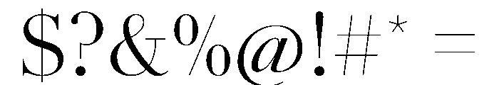 AmazoniaVAR LightContrast Instance Font OTHER CHARS