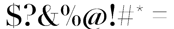 AmazoniaVAR MediumContrast Instance Font OTHER CHARS