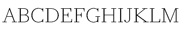 AmazoniaVAR Thin Instance Font UPPERCASE