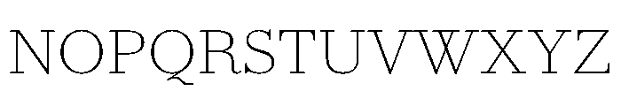 AmazoniaVAR Thin Instance Font UPPERCASE