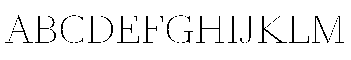 AmazoniaVAR ThinContrast Instance Font UPPERCASE