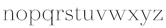 AmazoniaVAR ThinContrast Instance Font LOWERCASE