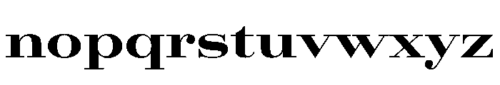 AmazoniaVAR UltraExpandedBlack Instance Font LOWERCASE