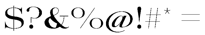 AmazoniaVAR UltraExpandedContrast Instance Font OTHER CHARS