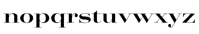 AmazoniaVAR UltraExpandedExtraBoldContrast Instance Font LOWERCASE