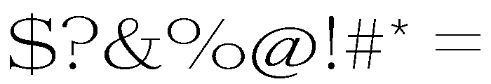 AmazoniaVAR UltraExpandedExtraLight Instance Font OTHER CHARS
