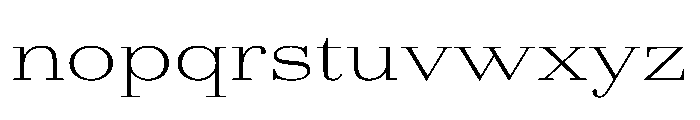 AmazoniaVAR UltraExpandedExtraLight Instance Font LOWERCASE