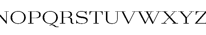 AmazoniaVAR UltraExpandedLight Instance Font UPPERCASE
