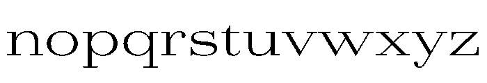 AmazoniaVAR UltraExpandedLight Instance Font LOWERCASE