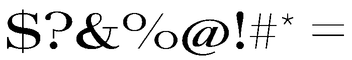 AmazoniaVAR UltraExpandedMedium Instance Font OTHER CHARS