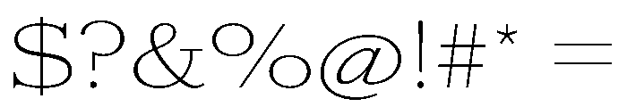 AmazoniaVAR UltraExpandedThin Instance Font OTHER CHARS