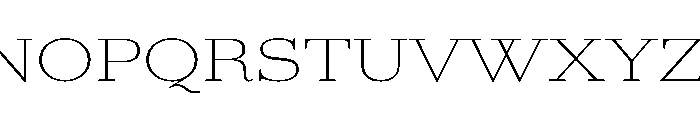 AmazoniaVAR UltraExpandedThin Instance Font UPPERCASE