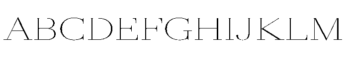AmazoniaVAR UltraExpandedThinContrast Instance Font UPPERCASE