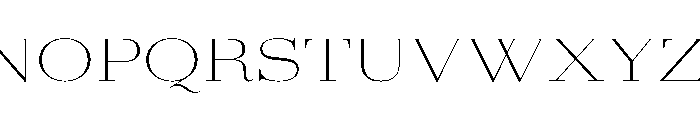 AmazoniaVAR UltraExpandedThinContrast Instance Font UPPERCASE